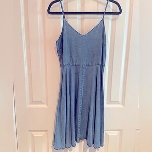 GAP soft brushed denim-style dress — like new!